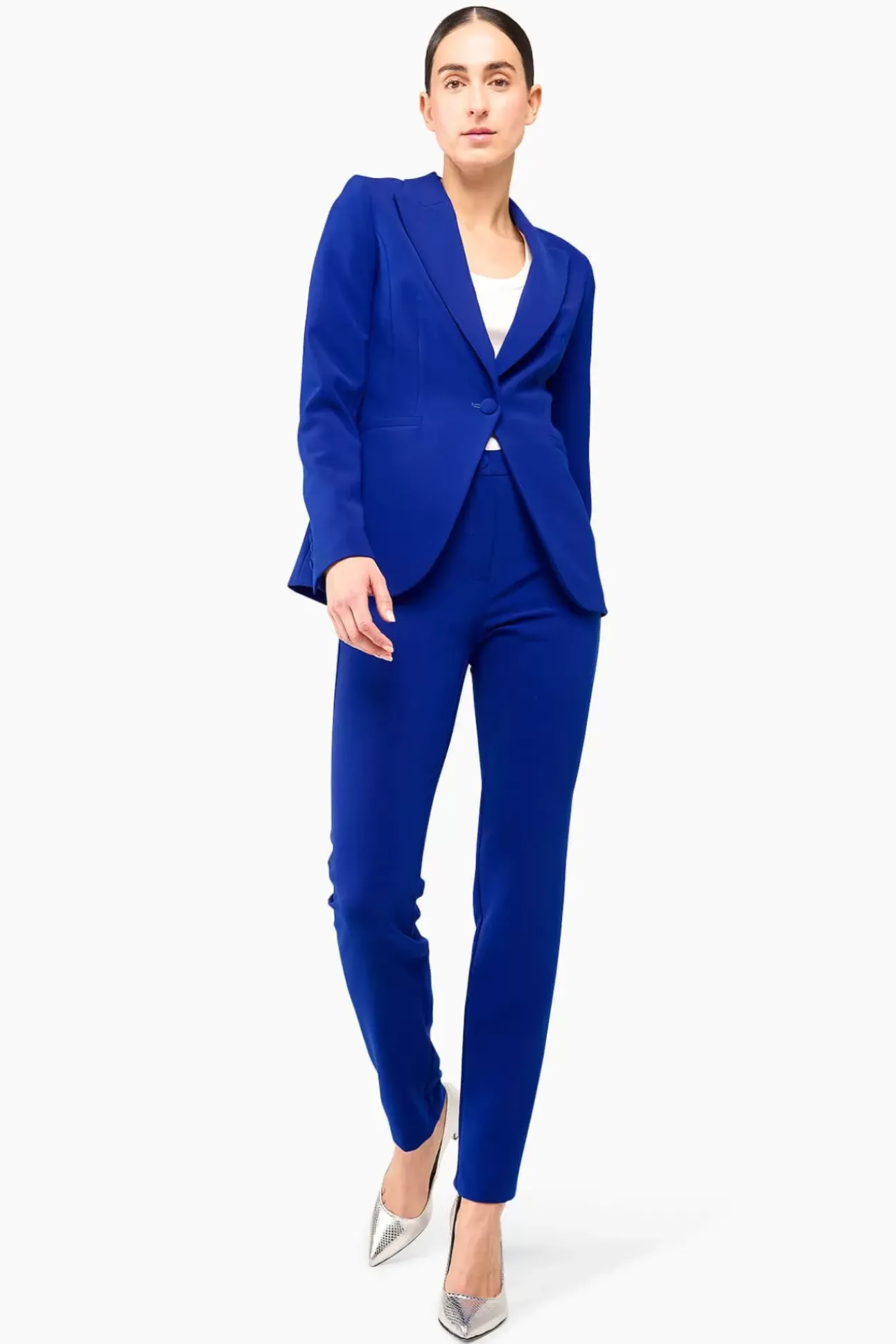 JANICE Pakken^Blauw Dames Pak