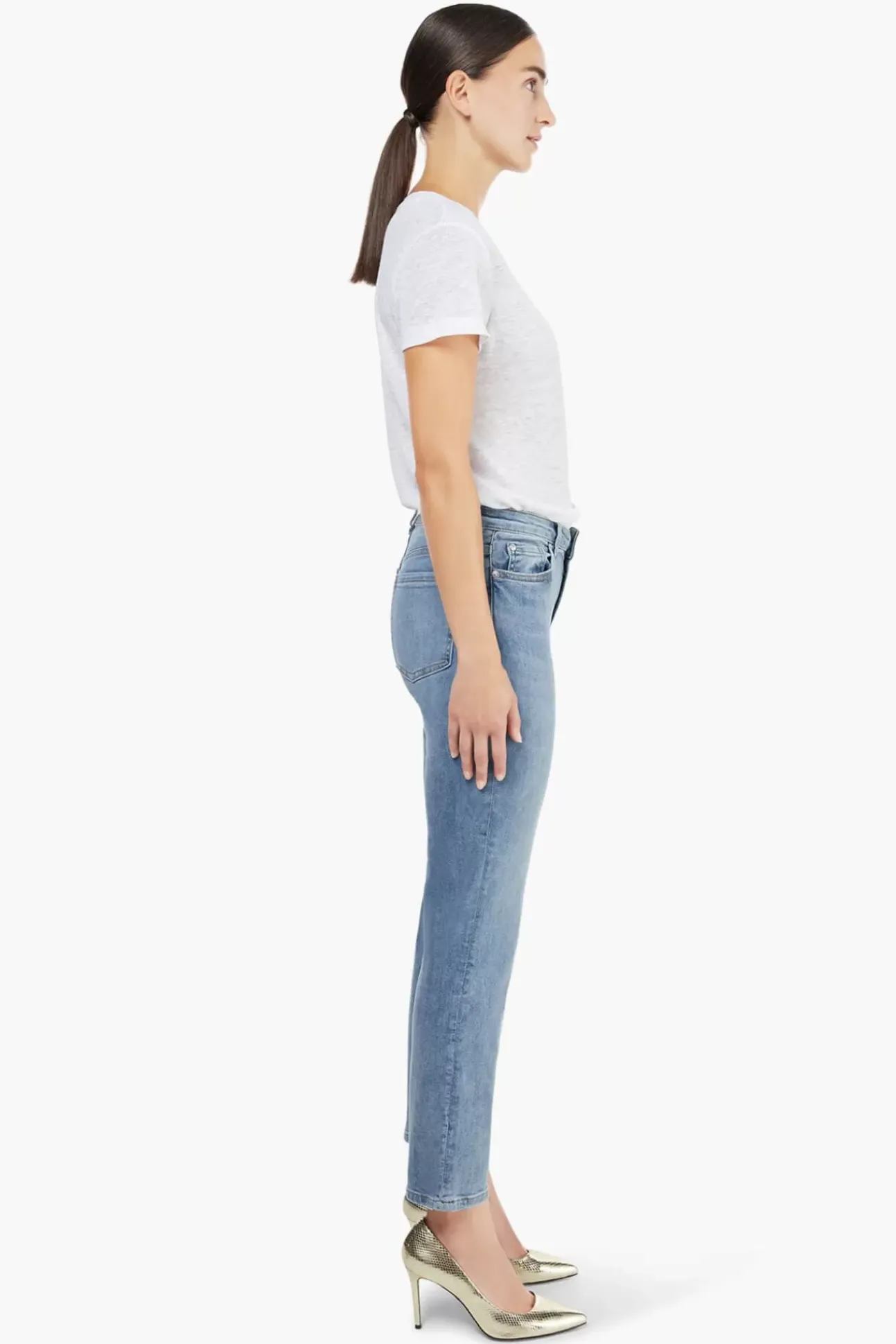 JANICE Denim^Blauwe Mom Jeans Cooper Blue 808