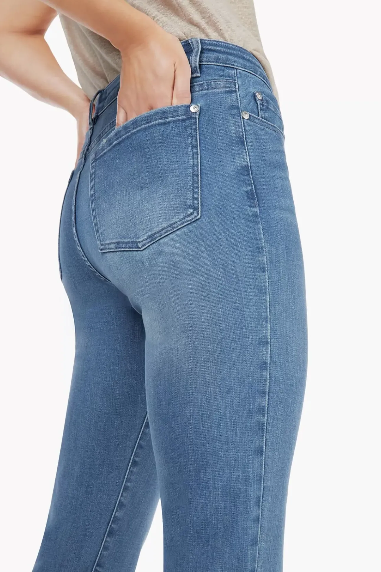 JANICE Denim^Blauwe Mom Jeans Cooper Dark Denim 009
