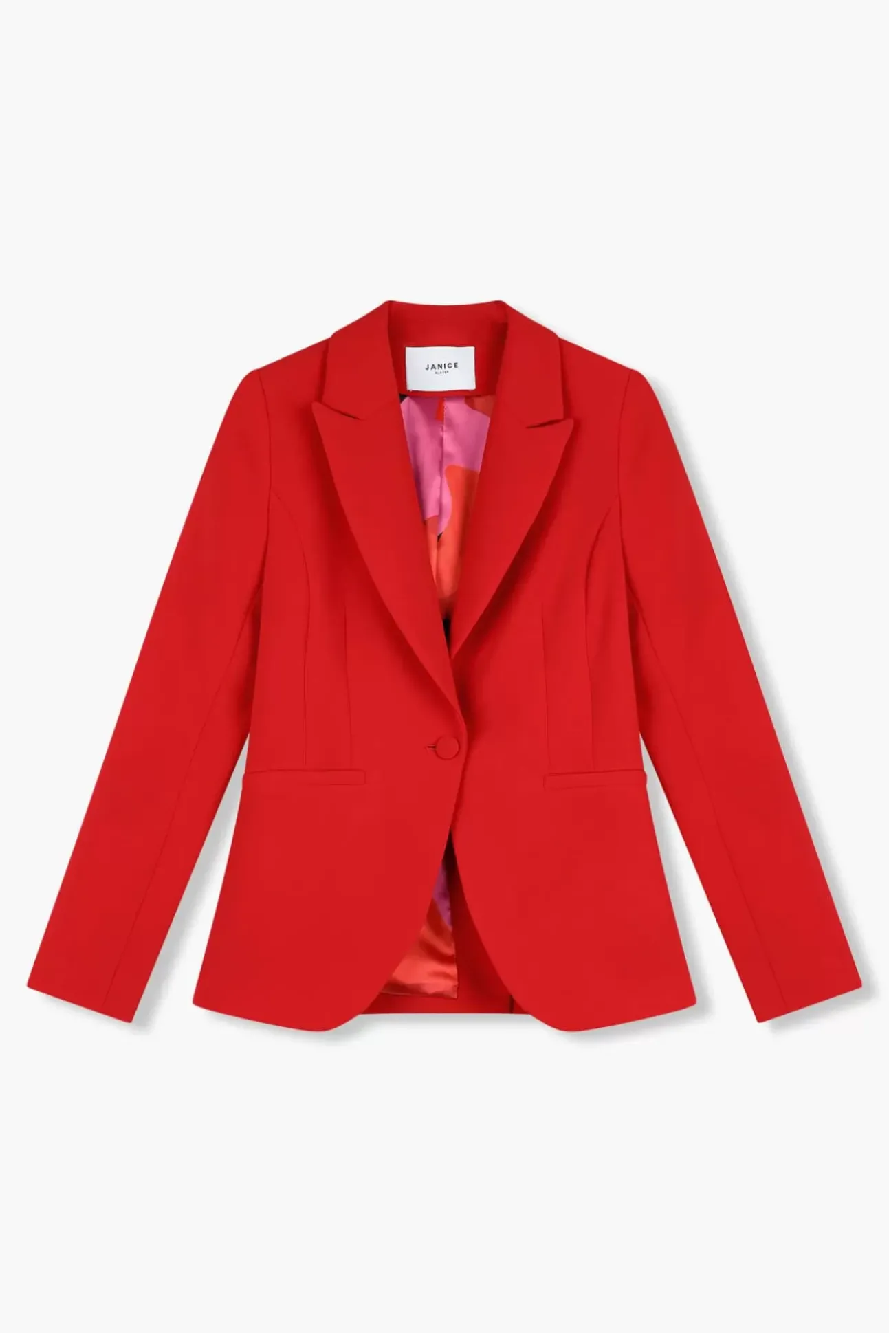 JANICE Blazers^Blazer Dames Getailleerd Luke Rood