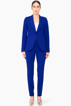 JANICE Blazers^Blazer Dames Getailleerd Luke Blauw