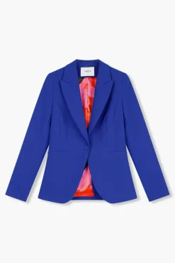 JANICE Blazers^Blazer Dames Getailleerd Luke Blauw