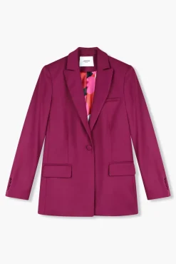 JANICE Blazers^Blazer Dames Nash Burgundy