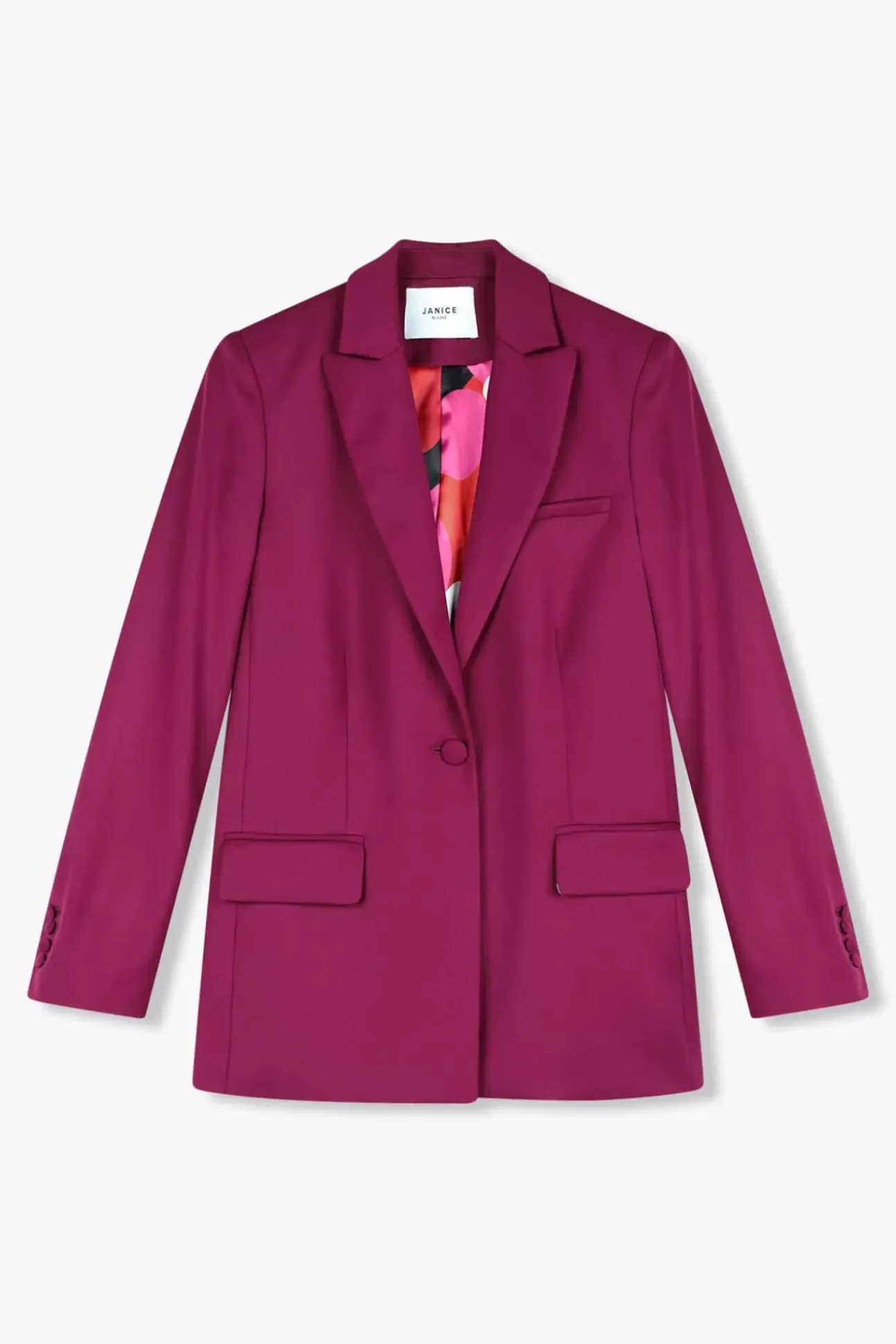 JANICE Blazers^Blazer Dames Nash Burgundy