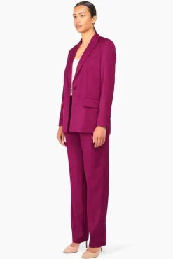 JANICE Blazers^Blazer Dames Nash Burgundy