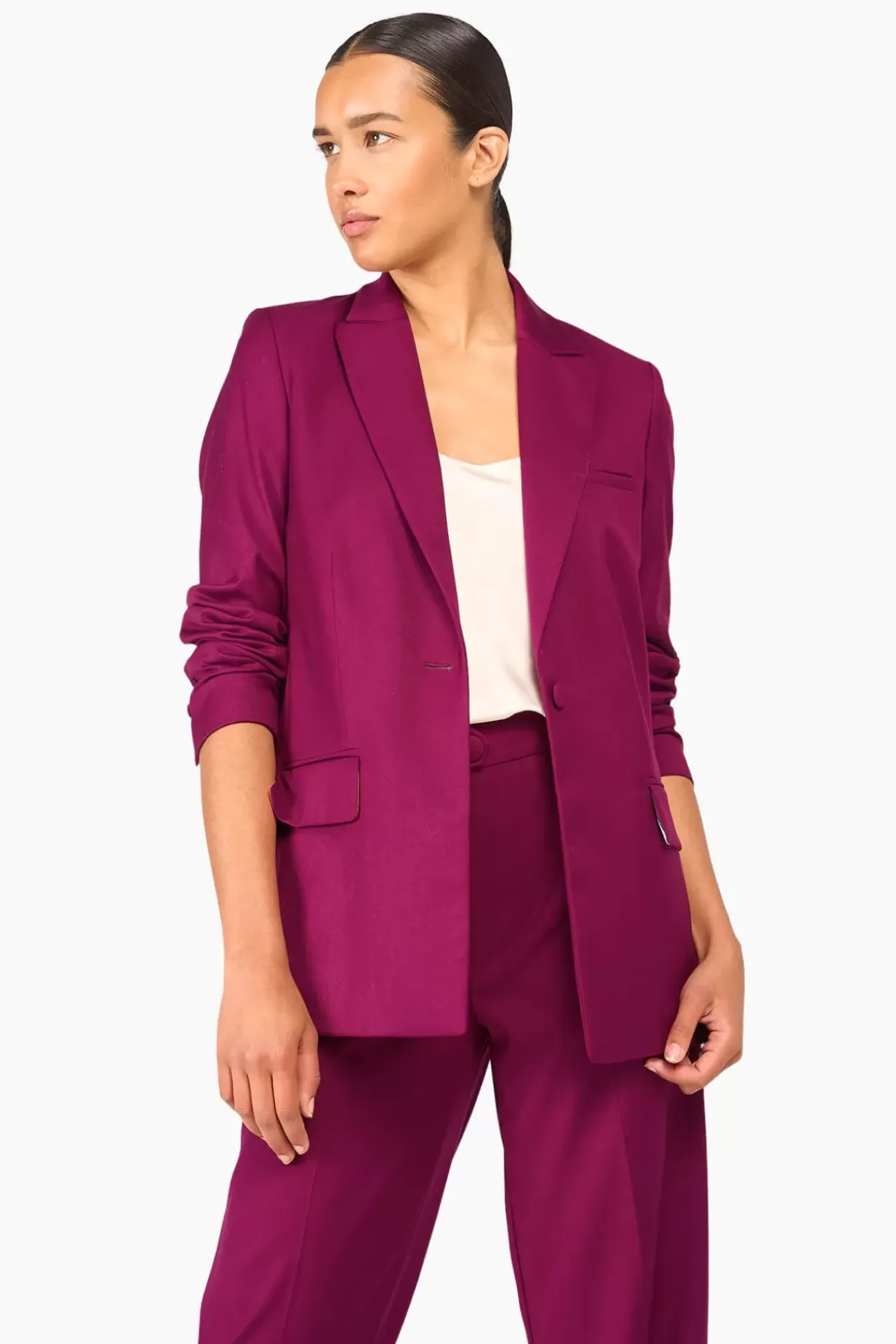 JANICE Blazers^Blazer Dames Nash Burgundy