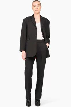 JANICE Blazers^Blazer Dames Oversized Buddy Zwart