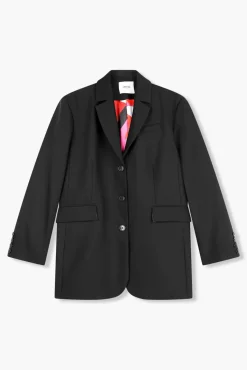 JANICE Blazers^Blazer Dames Oversized Buddy Zwart