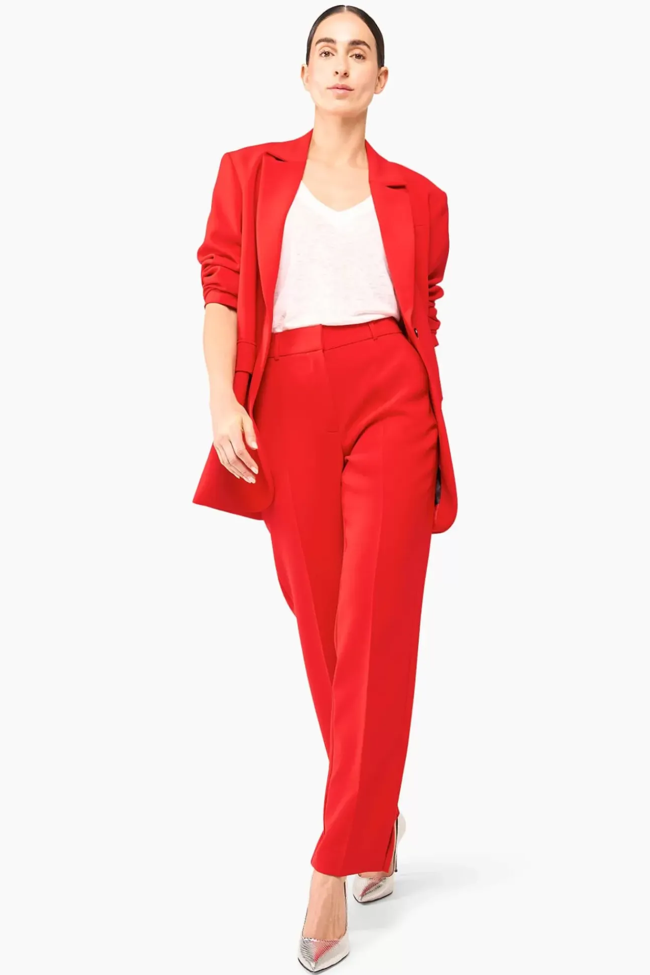JANICE Blazers^Blazer Dames Oversized Hank Rood