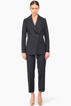 JANICE Blazers^Blazer Dames Streep Kingston Blauw