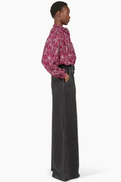 JANICE Blouses^Blouse Dames Viscose Miles Burgundy