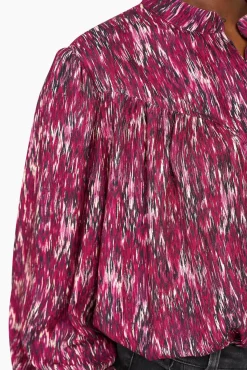 JANICE Blouses^Blouse Dames Viscose Miles Burgundy