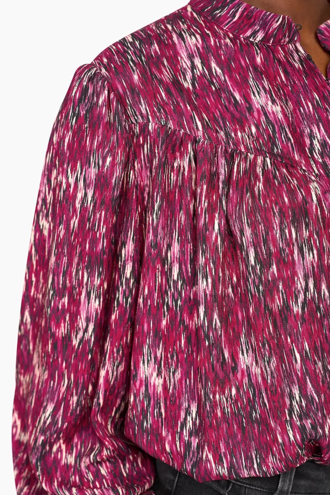 JANICE Blouses^Blouse Dames Viscose Miles Burgundy