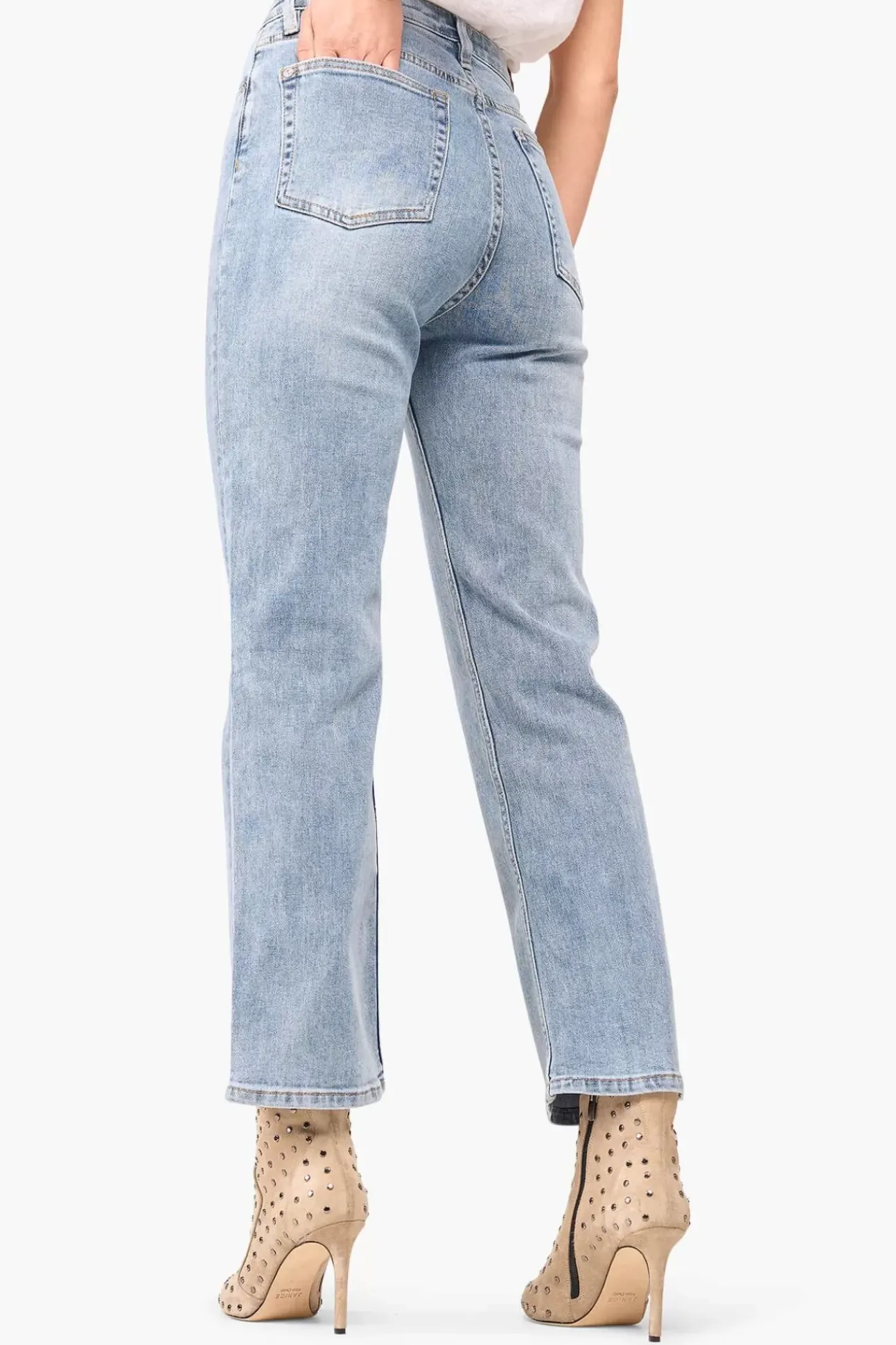 JANICE Denim^Boyfriend Jeans Morgan Blue 808