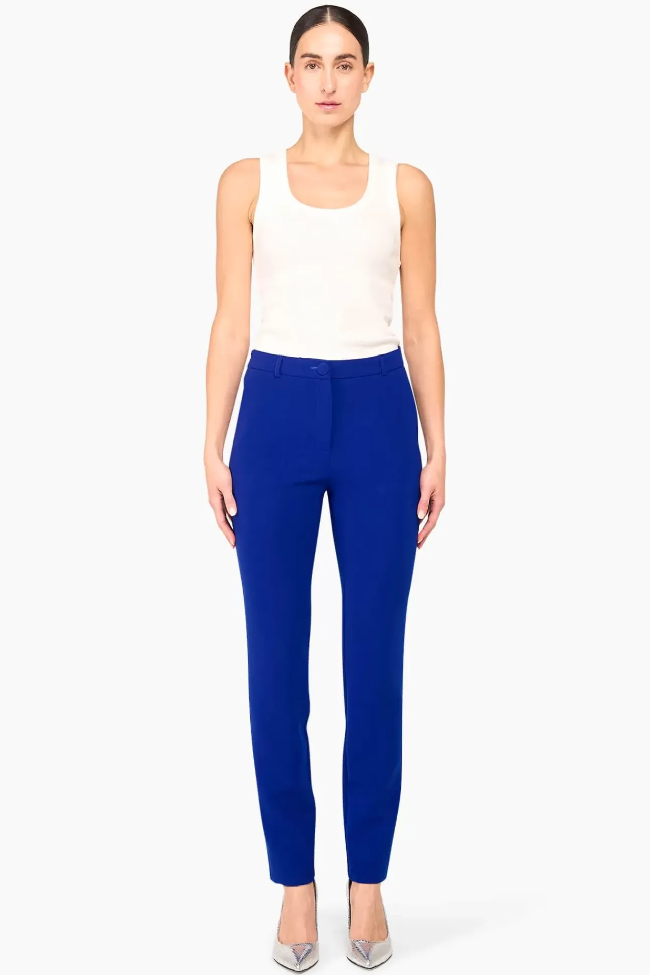 JANICE Broeken^Broek Dames Curtis Blauw
