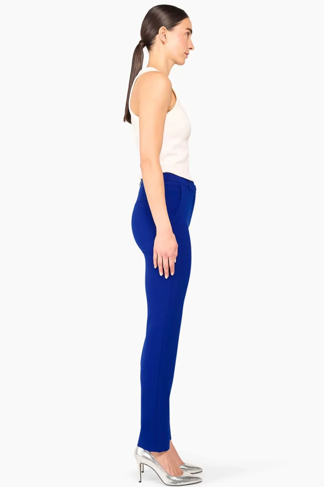 JANICE Broeken^Broek Dames Curtis Blauw