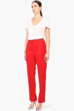 JANICE Broeken^Broek Dames Marc Rood