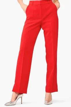 JANICE Broeken^Broek Dames Marc Rood