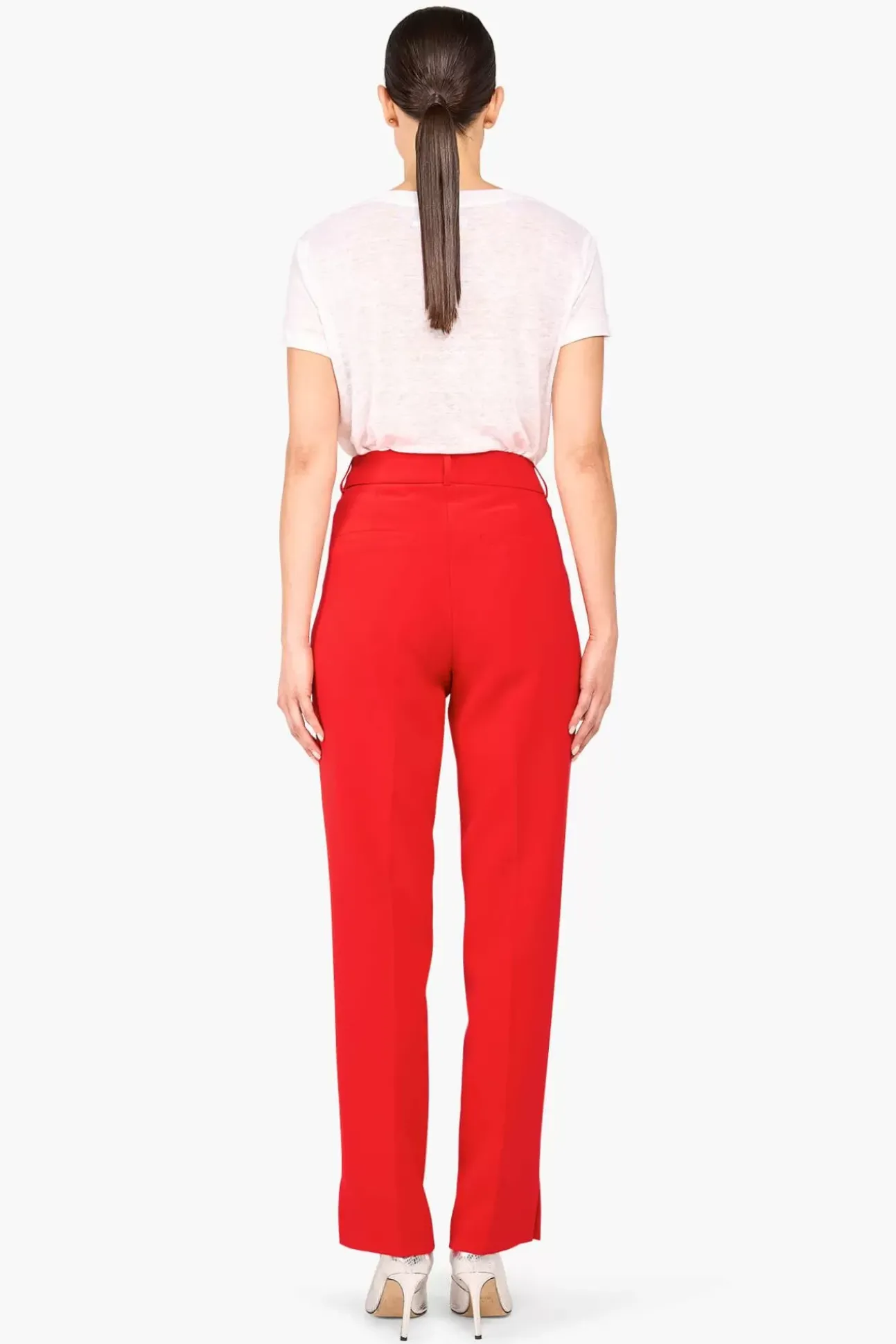 JANICE Broeken^Broek Dames Marc Rood