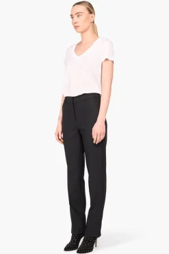 JANICE Broeken^Broek Dames Stretch Marc Zwart