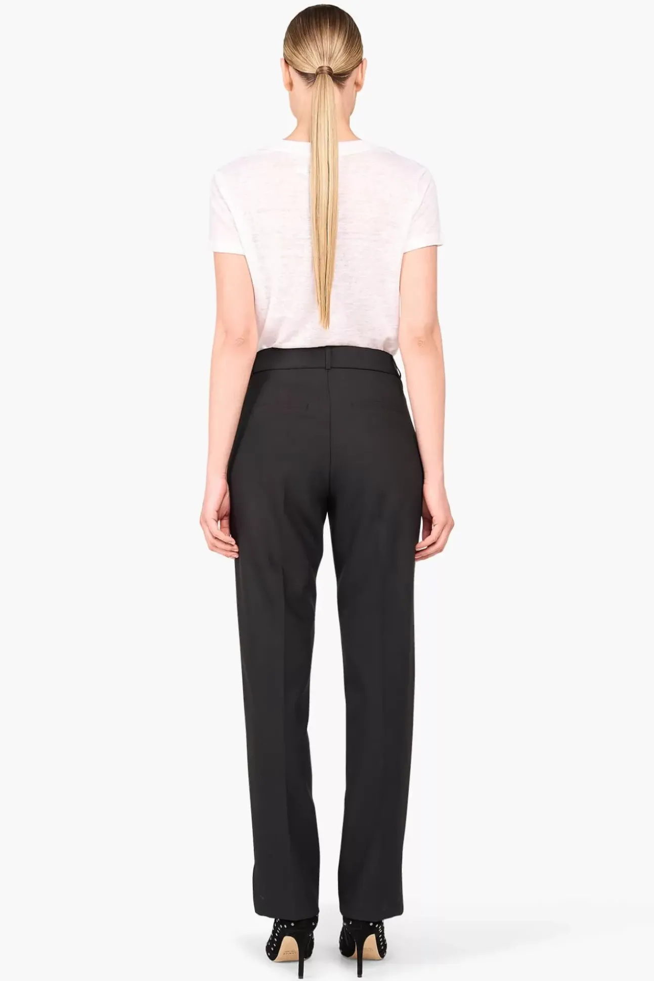 JANICE Broeken^Broek Dames Stretch Marc Zwart