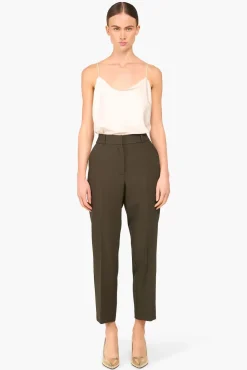 JANICE Broeken^Broek Dames Stretch Sean Groen