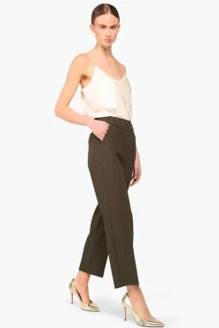 JANICE Broeken^Broek Dames Stretch Sean Groen