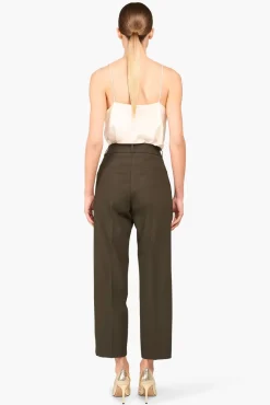 JANICE Broeken^Broek Dames Stretch Sean Groen