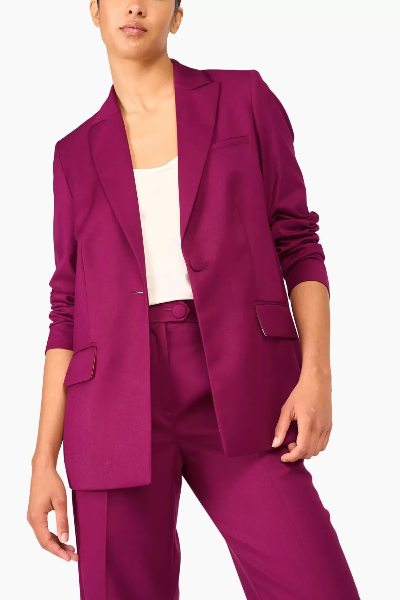 JANICE Pakken^Burgundy Dames Pak
