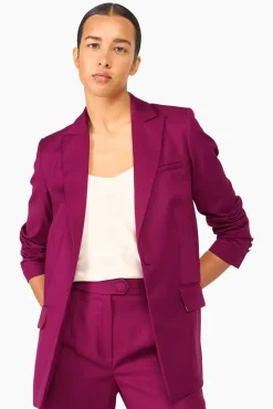 JANICE Pakken^Burgundy Dames Pak
