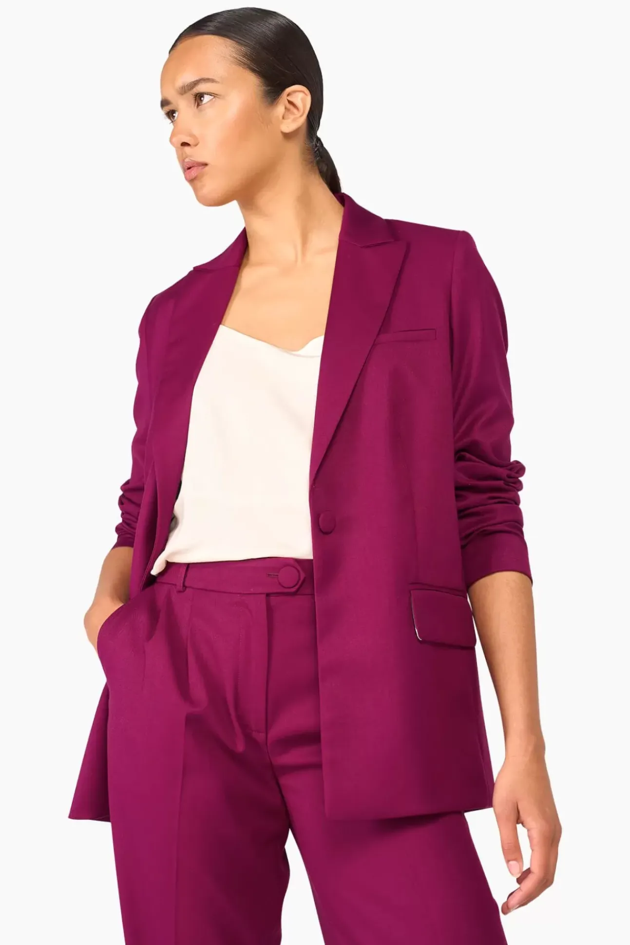 JANICE Pakken^Burgundy Dames Pak