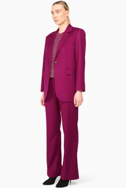 JANICE Pakken^Burgundy Oversized Dames Pak