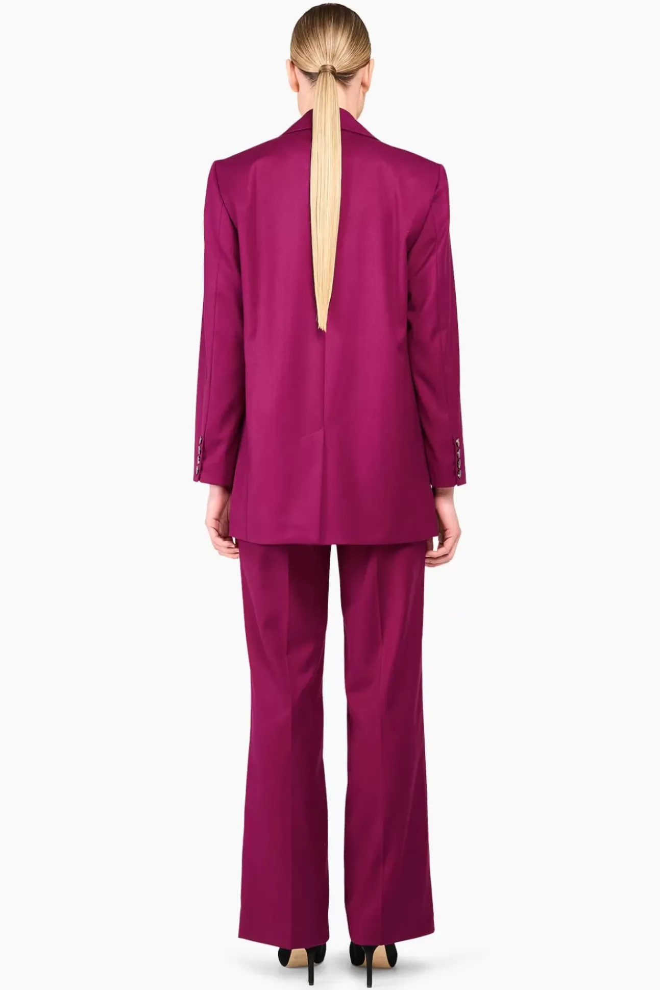 JANICE Pakken^Burgundy Oversized Dames Pak