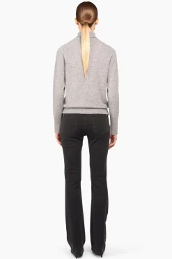 JANICE Sweaters & Truien^Cashmere Blend Coltrui Dames Johnny Grijs