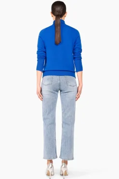 JANICE Sweaters & Truien^Cashmere Blend Coltrui Dames Johnny Blauw