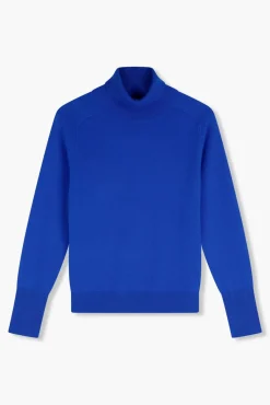 JANICE Sweaters & Truien^Cashmere Blend Coltrui Dames Johnny Blauw