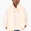 JANICE Sjaals^Cashmere Blend Sjaal Dames Santos Off White