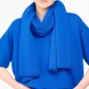 JANICE Sjaals^Cashmere Blend Sjaal Santos Blauw