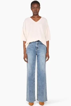 JANICE Sweaters & Truien^Cashmere Blend Truitje Romeo Off White