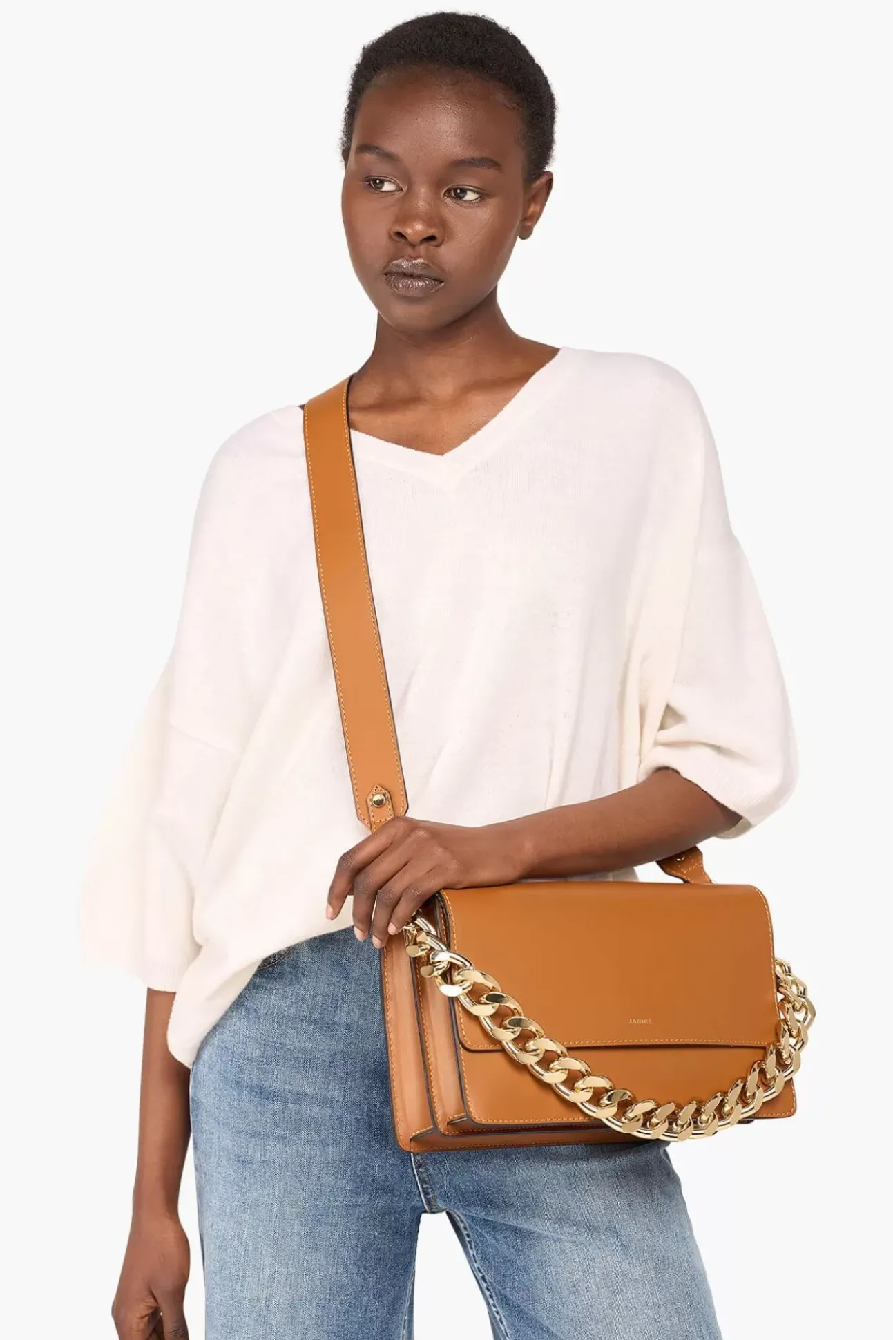 JANICE Sweaters & Truien^Cashmere Blend Truitje Romeo Off White