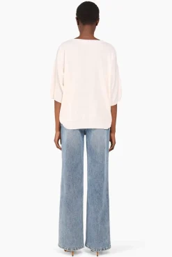 JANICE Sweaters & Truien^Cashmere Blend Truitje Romeo Off White
