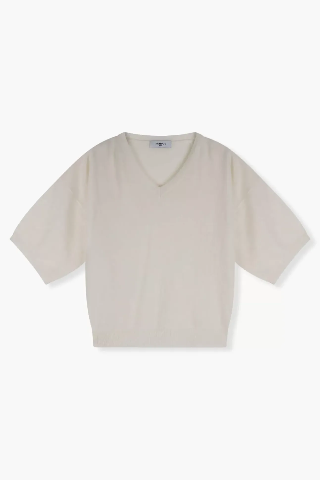 JANICE Sweaters & Truien^Cashmere Blend Truitje Romeo Off White