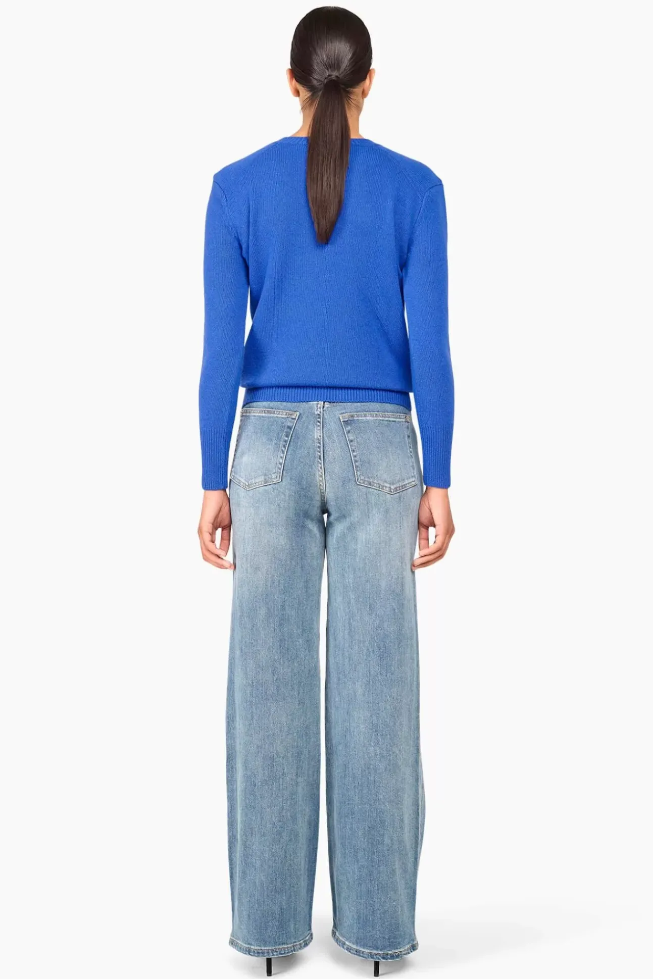 JANICE Sweaters & Truien^Cashmere Trui Dames Brody Blauw