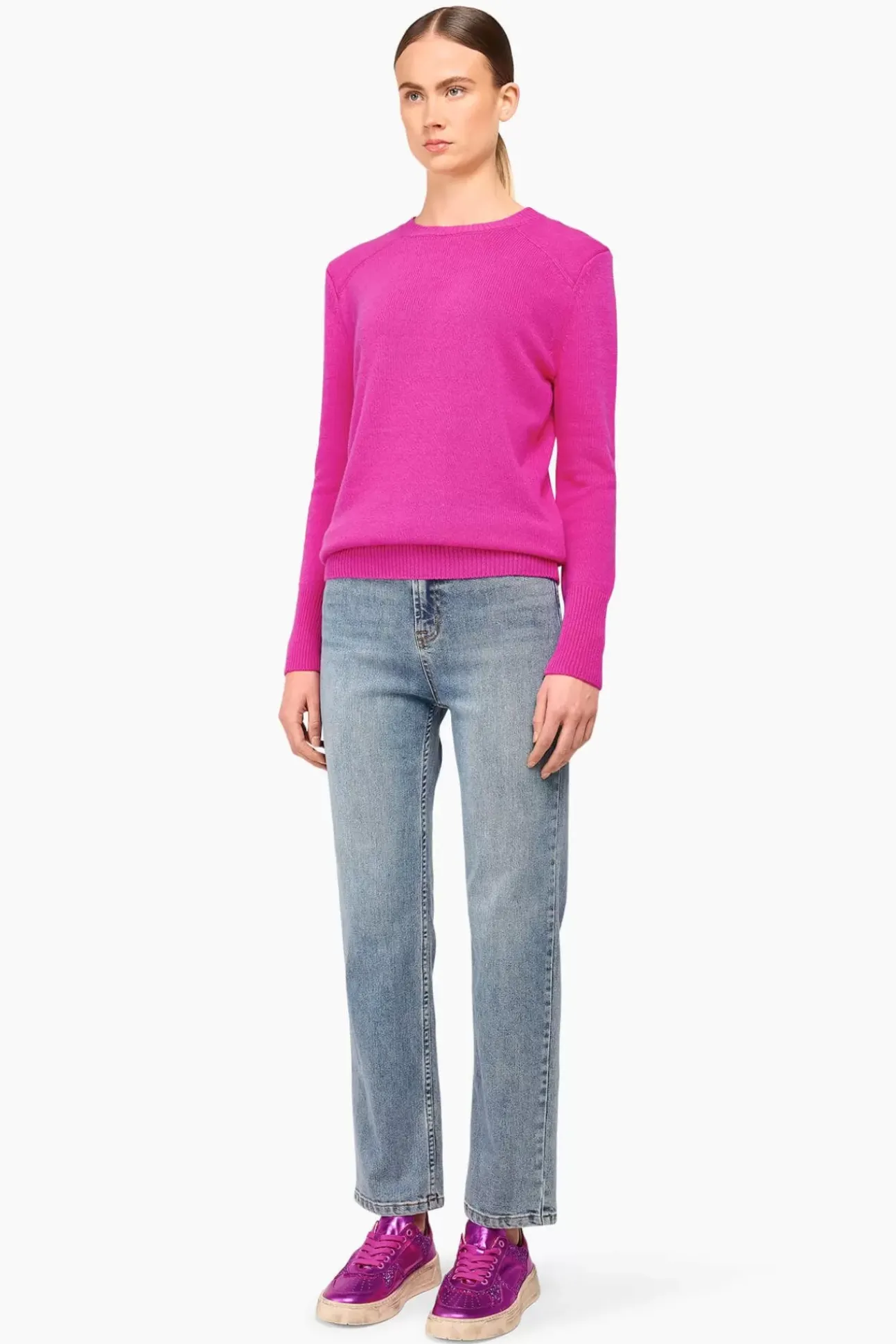 JANICE Sweaters & Truien^Cashmere Trui Dames Brody Roze
