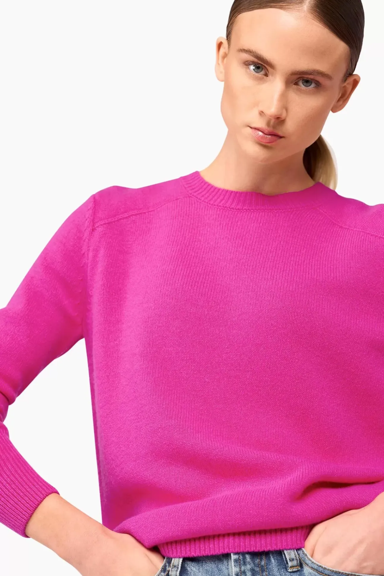 JANICE Sweaters & Truien^Cashmere Trui Dames Brody Roze