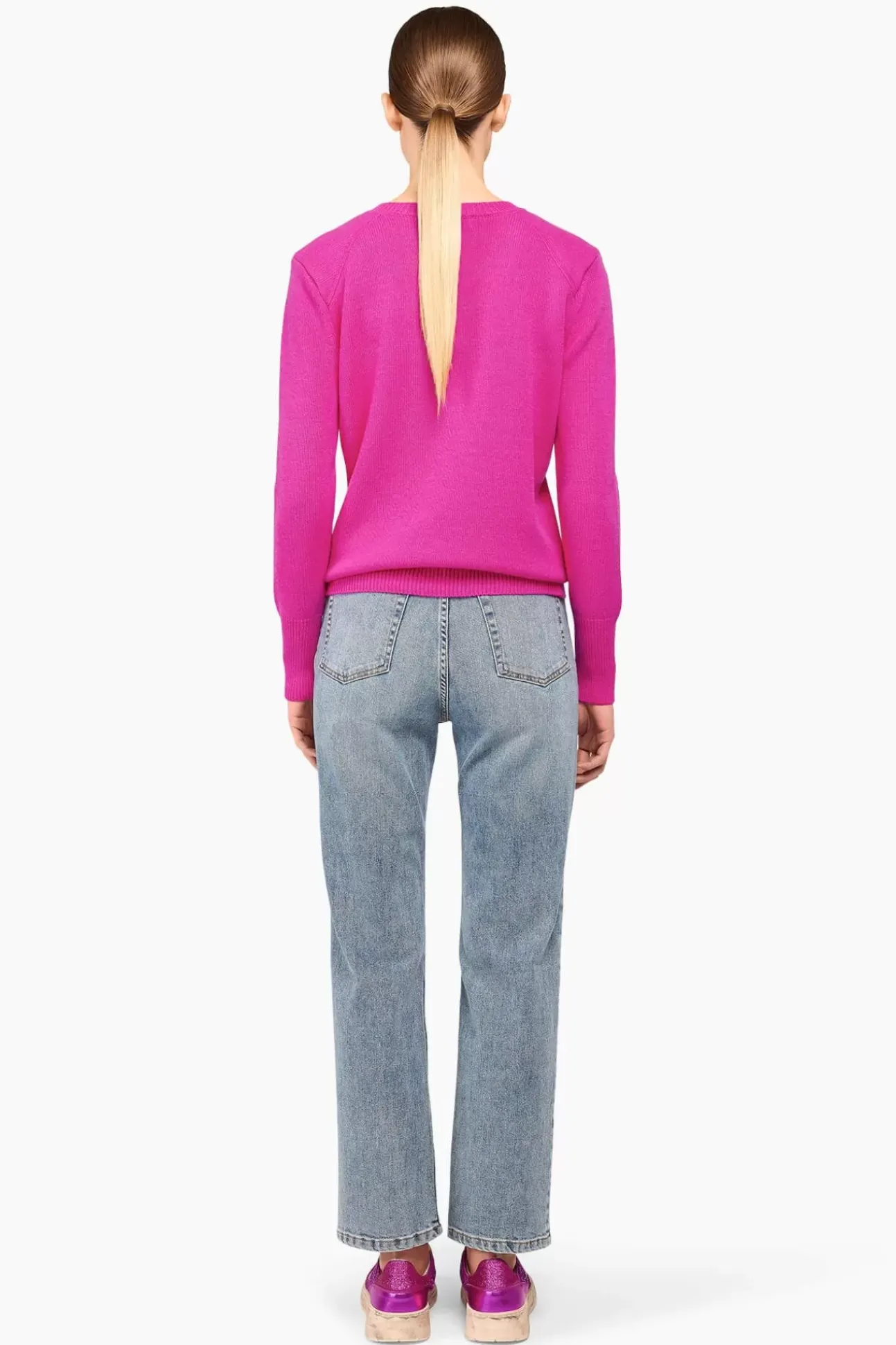 JANICE Sweaters & Truien^Cashmere Trui Dames Brody Roze