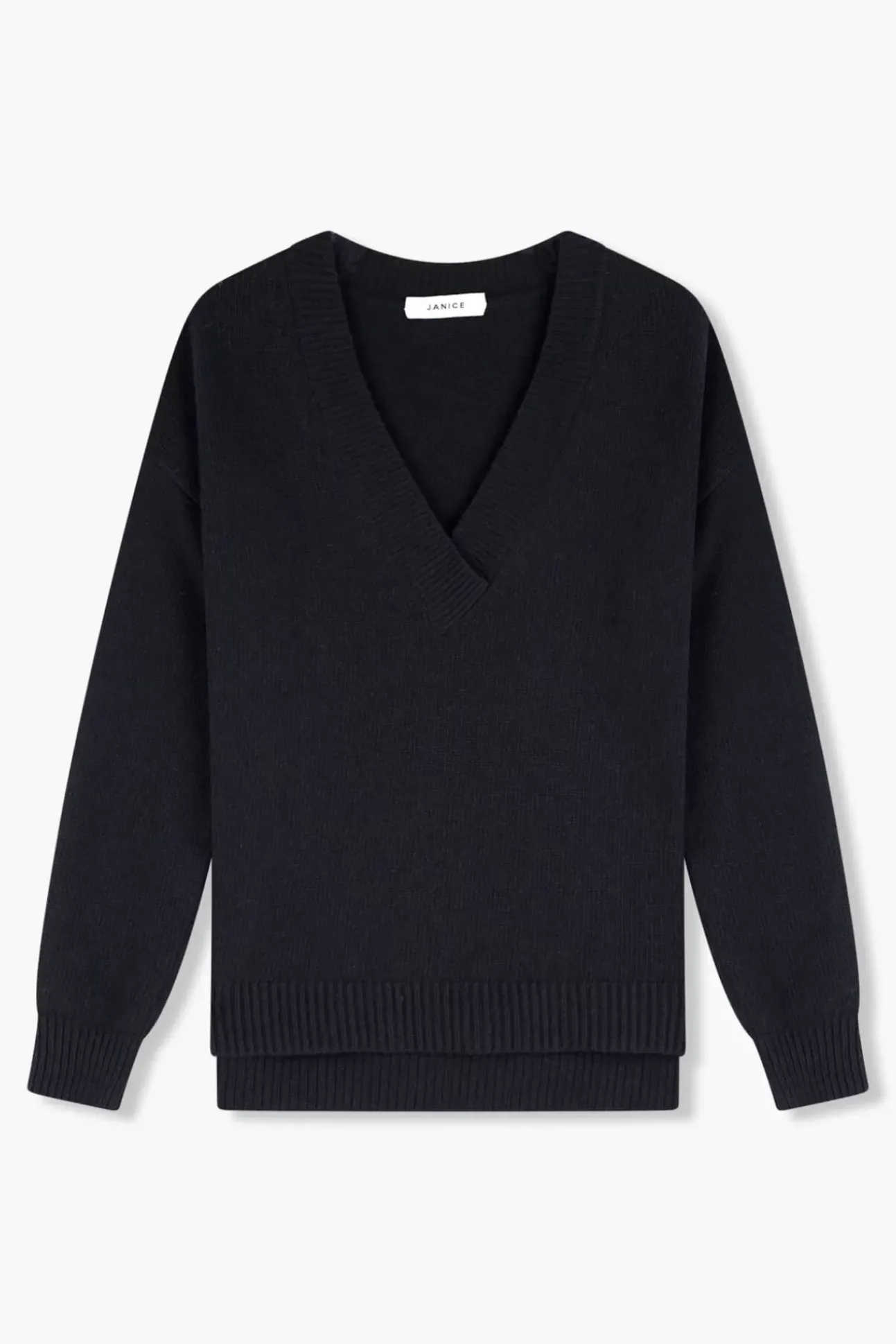 JANICE Sweaters & Truien^Cashmere Trui Dames Vhals Brick Zwart