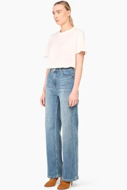 JANICE Denim^Dames Jeans Wide Leg Jason Dark Denim 009