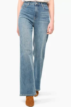 JANICE Denim^Dames Jeans Wide Leg Jason Dark Denim 009