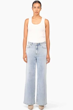 JANICE Denim^Dames Jeans Wide Leg Jason Light Denim 300